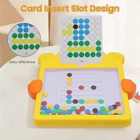Toys Nagar 1Pcs Cute Duck Magnetic Drawing Board & Magnetic Pen and Color Number Maze, Toys for 3+ Year Olds Kids, Christmas Birthday Gifts for Kids Boys Girls, Educational Toys for Boys Girls - image 2
