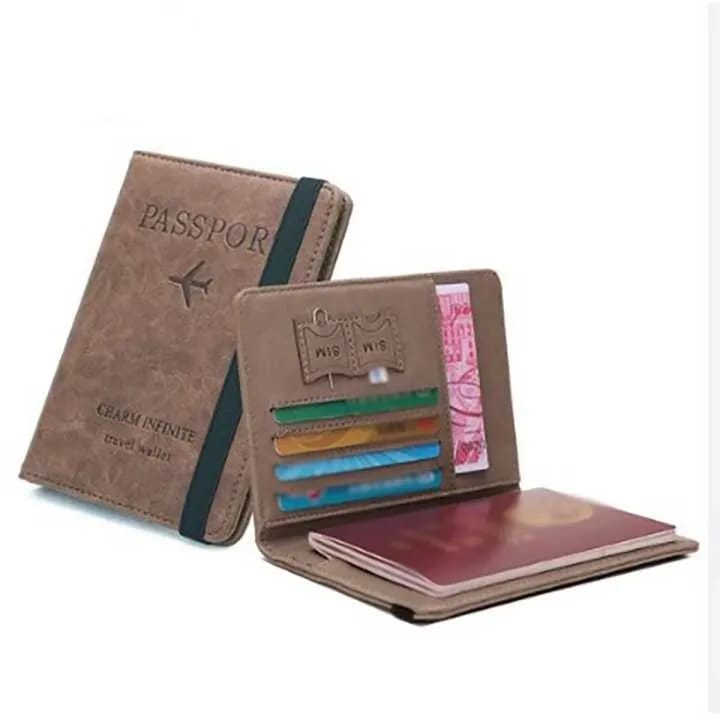 Passport Holder Travel Wallet Organiser, Travel Document Holder for Men & Women Travel - image 4