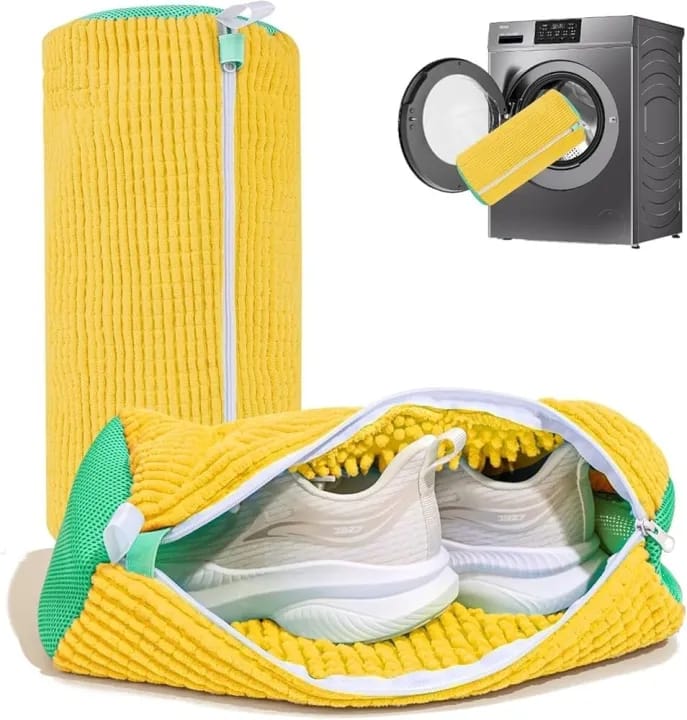 Shoe Wash Bag Washing Machine Laundry Bag Shoes Washing Bag Laundry Net for Trainers Shoe Wash Bag with Brushes Laundry Net Wash Bag Shoes - image 2