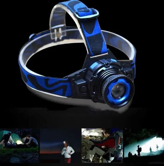 Rechargeable Headlight XPE LED Headlamp with Charger - image 5