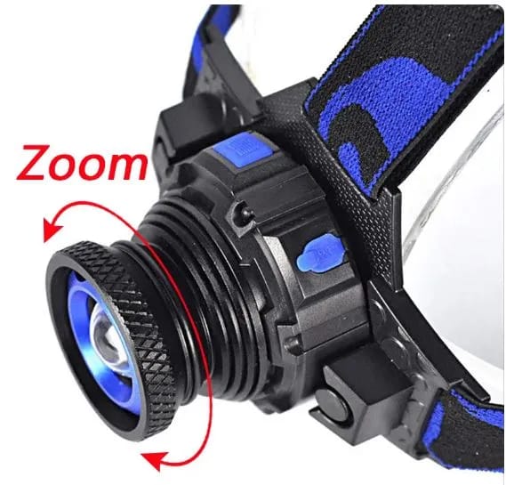 Rechargeable Headlight XPE LED Headlamp with Charger - image 2
