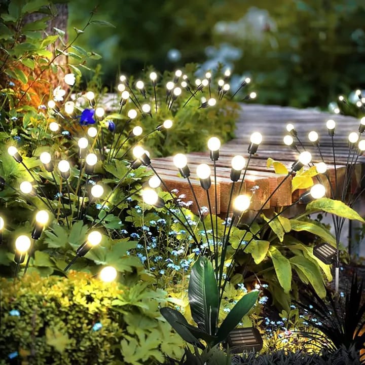 Multicolor Mode 10 Bulb Solar Light Outdoor Waterproof Garden Sunlight - image 3