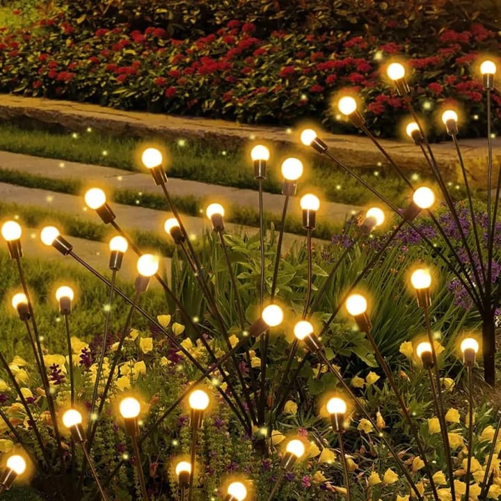 Multicolor Mode 10 Bulb Solar Light Outdoor Waterproof Garden Sunlight - image 4