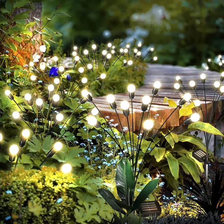 Multicolor Mode 10 Bulb Solar Light Outdoor Waterproof Garden Sunlight - image 2