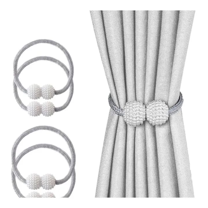 Pack Of 4 Magnetic Curtain Clip Curtain Holder Tieback Buckle Clips Hanging Ball Buckle - image 4
