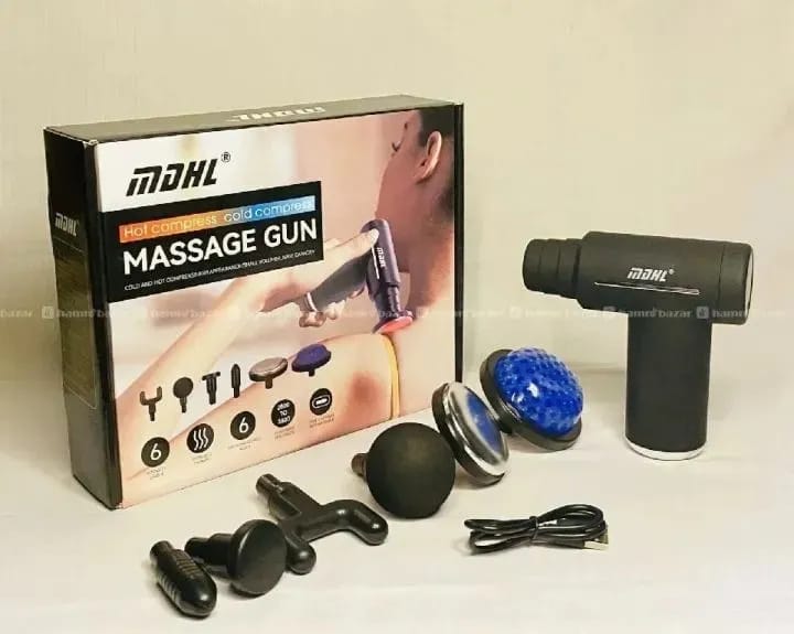 MDHL Premium Massage Gun Deep Tissue, Handheld Adjustable Electric Muscle Massager Portable Hot Cold Compress Percussion Deep Tissue Massager for Athletes Gym Relaxation - image 5