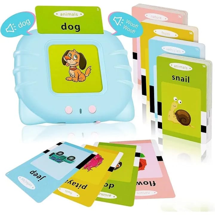 Audible Flash Card Educational Toy For Toddlers - 112 Double Sided Flashcards - image 1