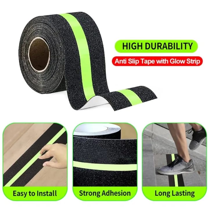 5m Anti Slip Adhesive Tape for Stairs and slippery Surface Home Essentials - image 2