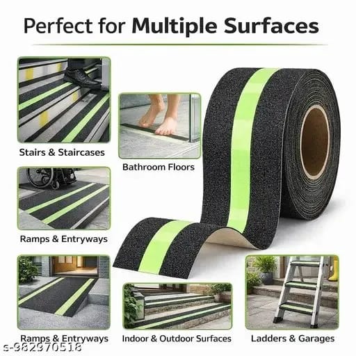 5m Anti Slip Adhesive Tape for Stairs and slippery Surface Home Essentials - image 1