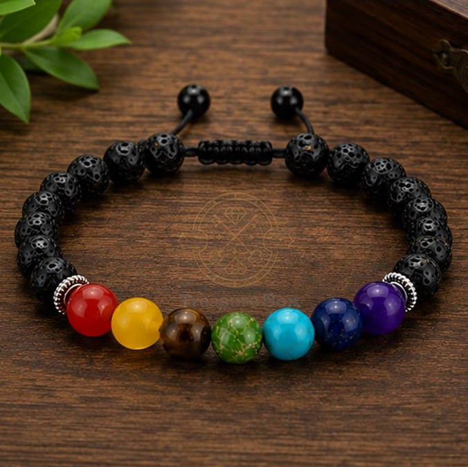 Seven Chakra Bracelet For Unisex By Treasure Box Nepal - image 4