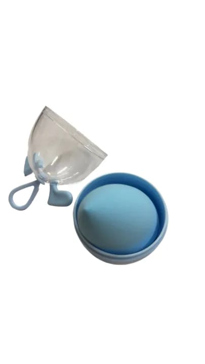 Beautiful Facial Makeup Sponge Beauty Blender 1 Piece in Light Blue Color - image 4