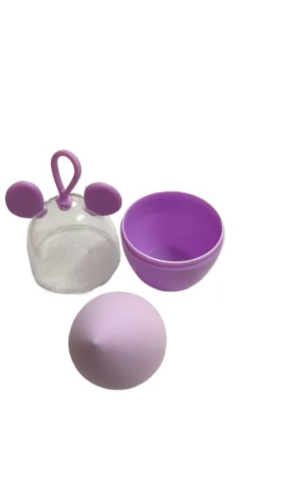 Beautiful Facial Makeup Sponge Beauty Blender 1 Piece in Purple Color - image 5