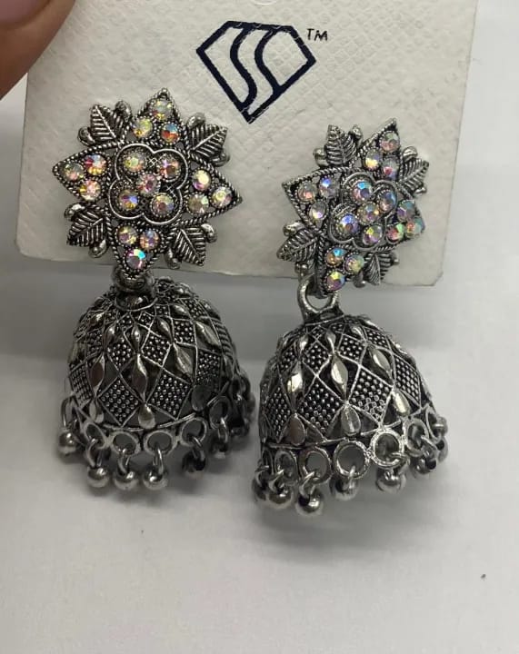 Premium Pinjada Earring in black for ladies - image 2
