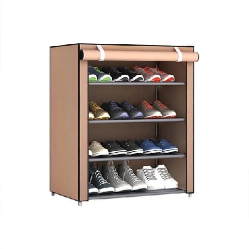 4layers Dustproof Shoes Rack Non-Woven Fabric Shoe Stands Organizer Closet Home Shoes Storage Holders Shelf Cabinet