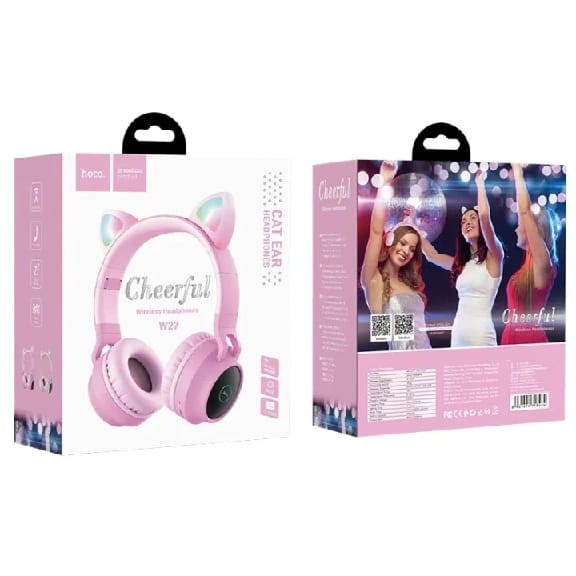 Hoco WW27 Cat Ear Wireless Headphones - image 1