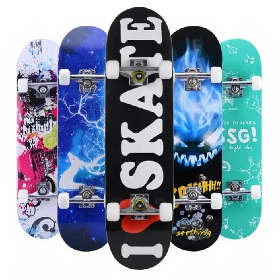 31 Inches Portable Big Skateboard (For All Age Group) Print Will Be Different