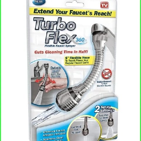 Turbo Flex 360 Flexible Faucet Sprayer - image 2