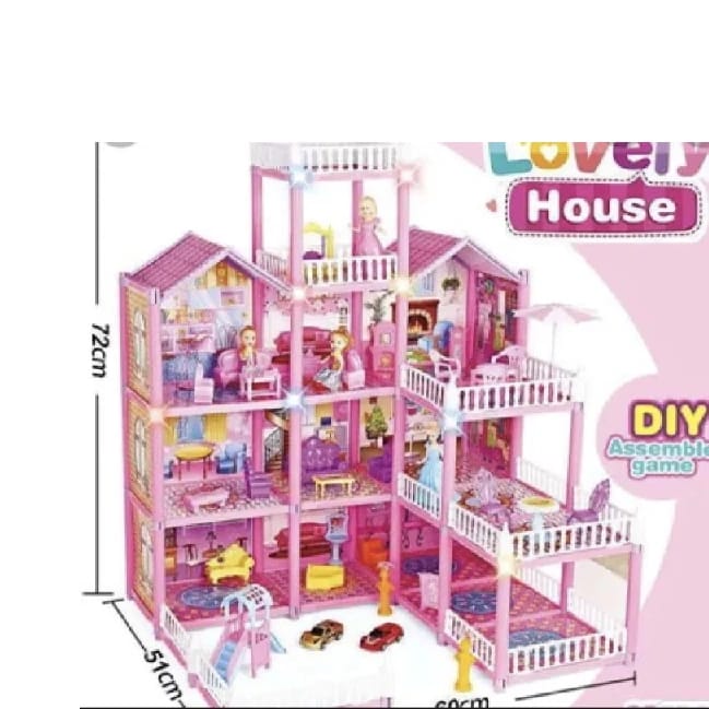 Ezeekart Lovely House Diy Assemble Game 243pcs For Kids - image 2