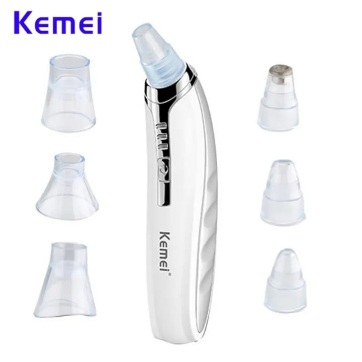 Kemei KM-1868 USB Charging 6in1 Blackhead Remover - image 1