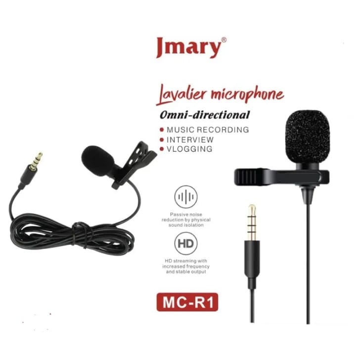 Jmary Mc R1 3.5Mm Clip On Mini Lapel Microphone - image 2