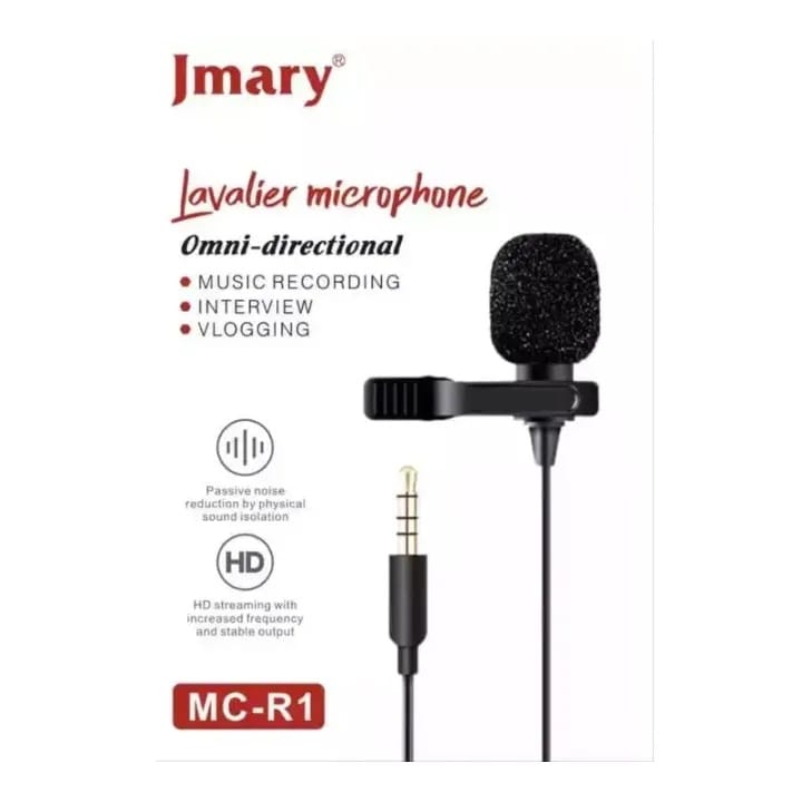 Jmary Mc R1 3.5Mm Clip On Mini Lapel Microphone - image 3