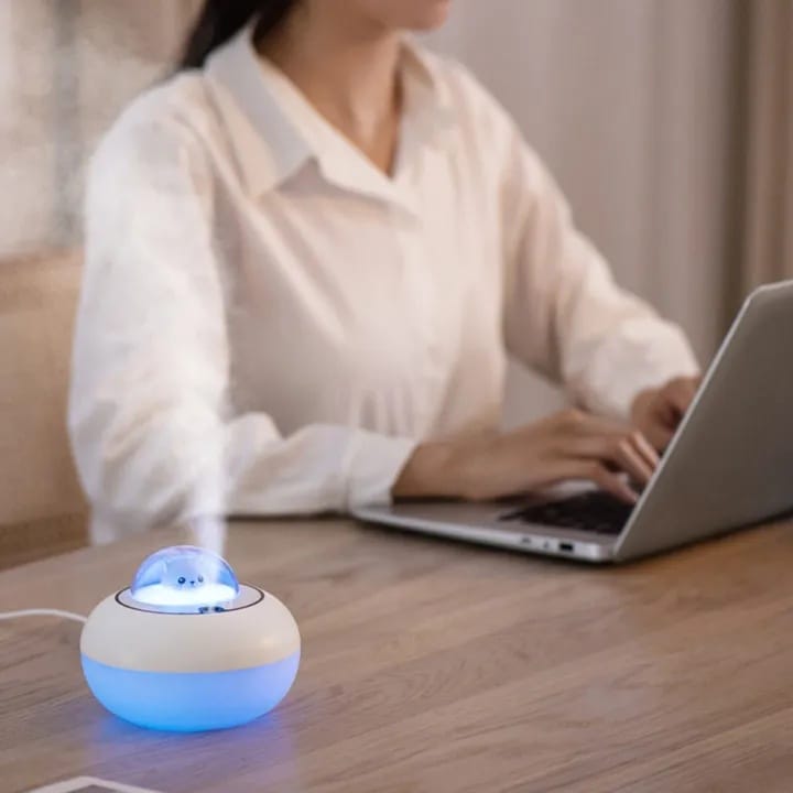 Cute Cat Usb Spraying Air Humidifier - image 4