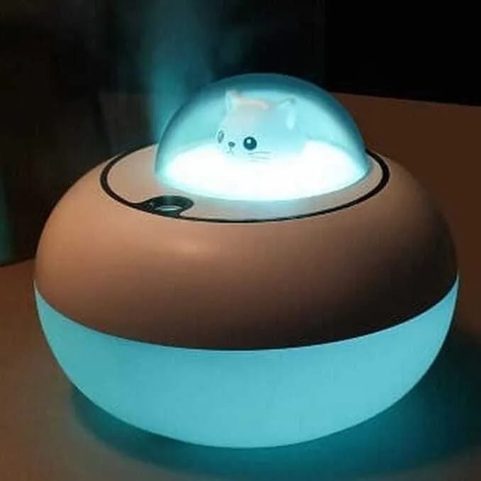 Cute Cat Usb Spraying Air Humidifier - image 3