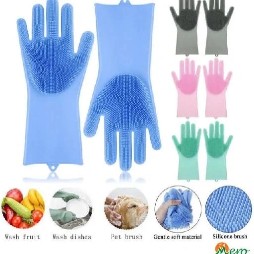 Kitchen Dishwashing Gloves - image 1