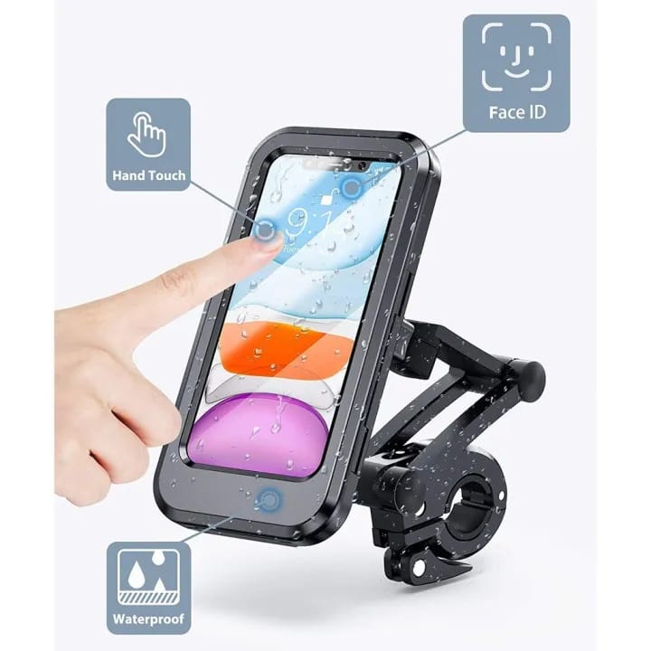 M3 Waterproof Mobile Holder Universal Bicycle Handlebar Mobile Phone Holder - image 2