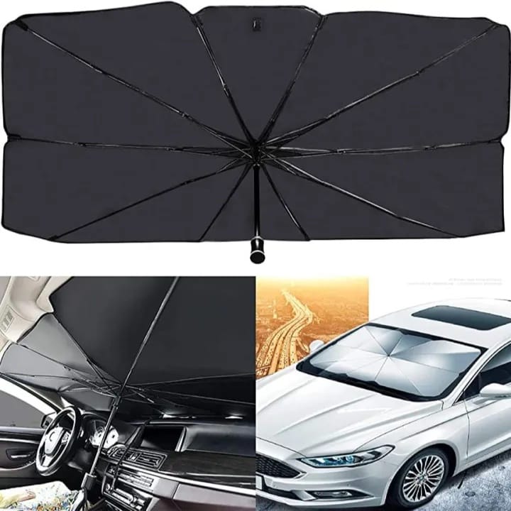 Car Sun Protection Windscreen, Foldable Parasol Car Windscreen, Car Sun Protection Windscreen, UV Protection, For Most Cars, SUVs And Trucks, Sun Protection For Windscreens - image 1