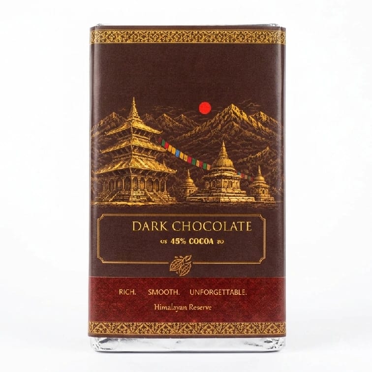 Dark Chocolate 45% Cocoa By Melt N Mithai - image 1