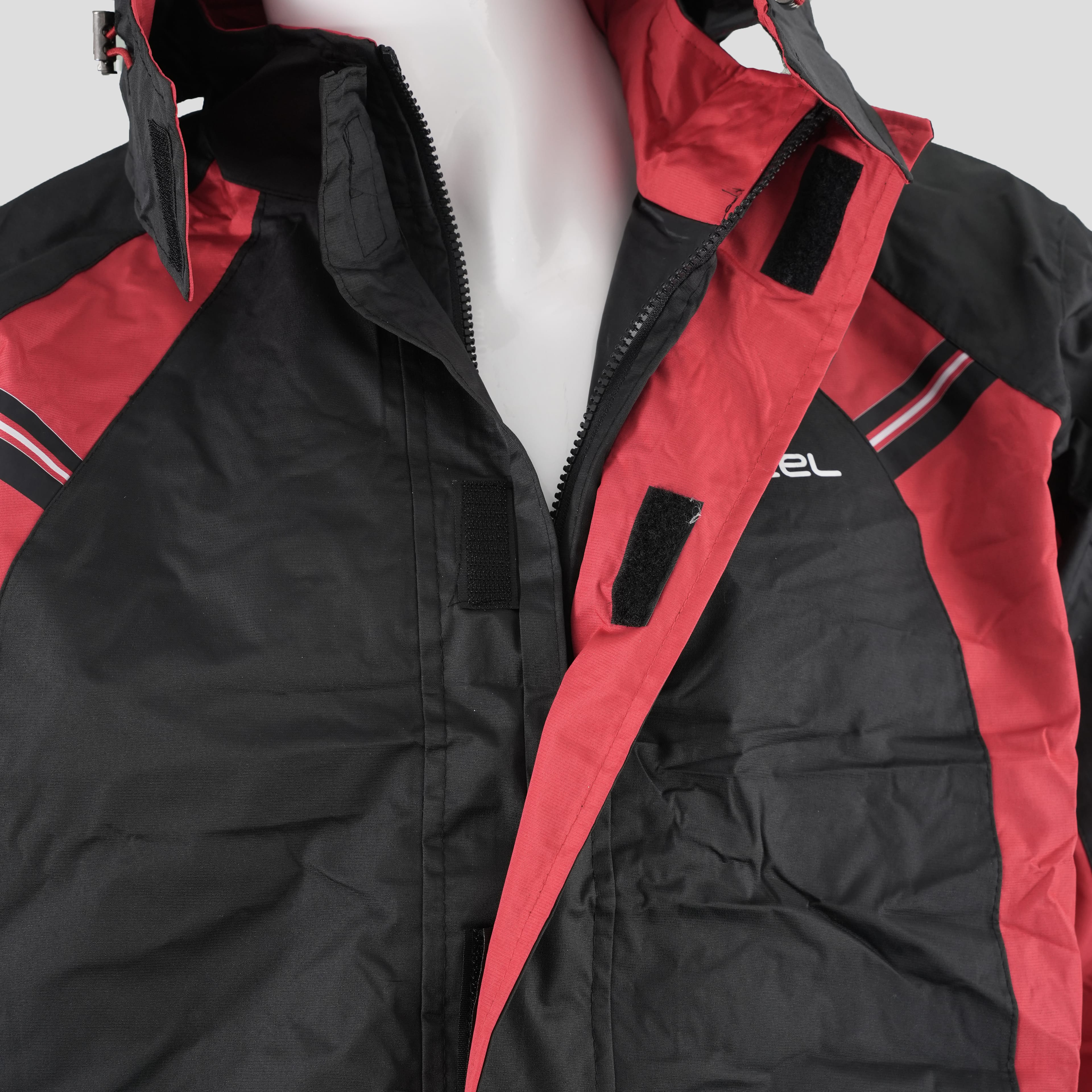 Durable Waterproof Black Rain Wear Coat Men'S Rain Jacket Trouser Rain Suit Raincoat For Motorcycle - image 3