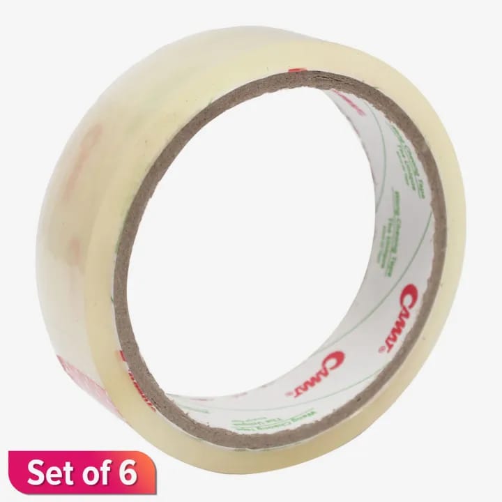 Clear Color Camat 1" Cartoon Tape Set of 6 - image 3