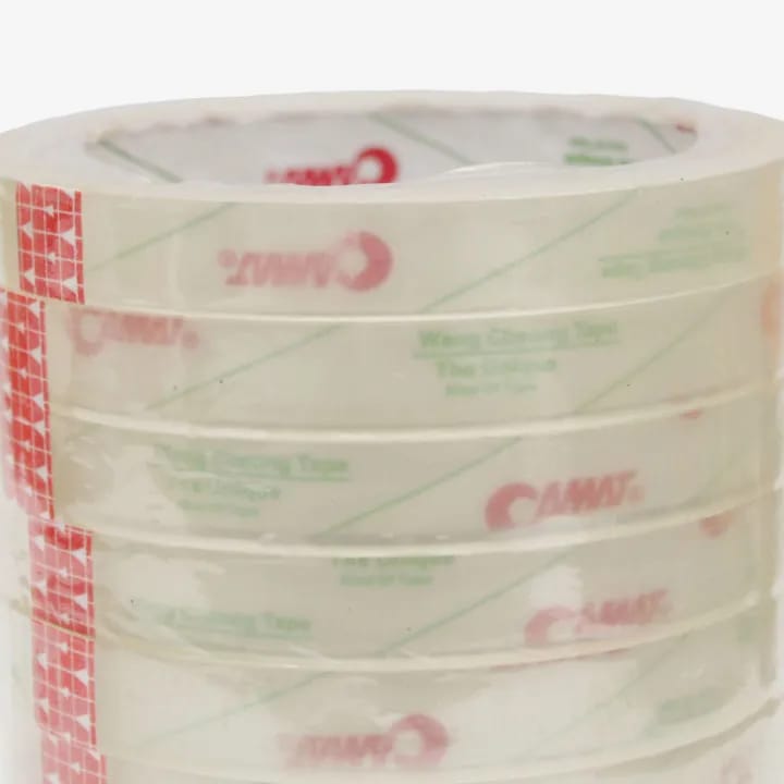 Transparent Color Camat 1/2" Cello Tape Pack Of 12 - image 2