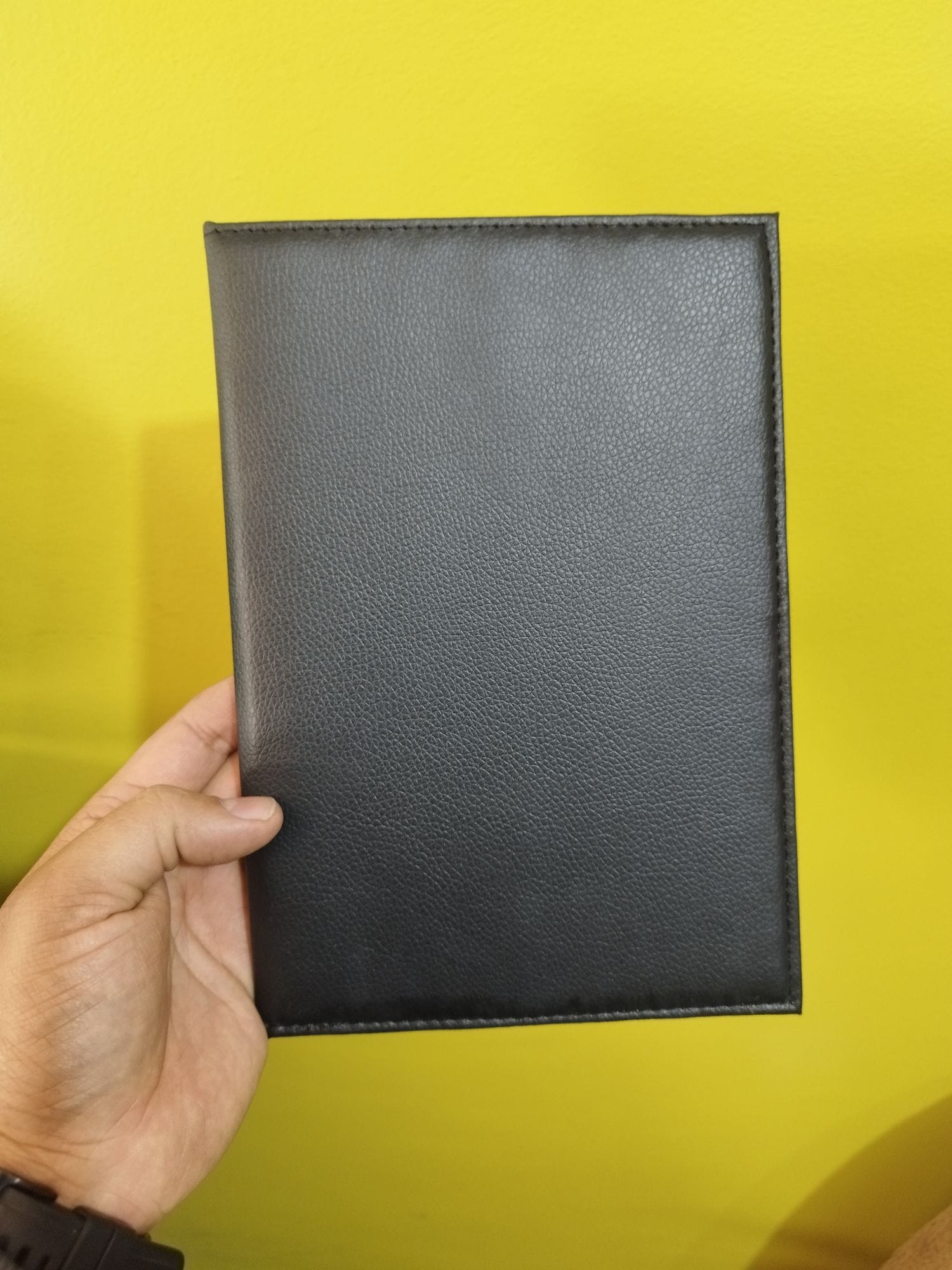 Stationery Ghar A5 Size Leather Cover Menu Book 5/6 Sheets Used For Restaurants,Cafe Hotels - image 1