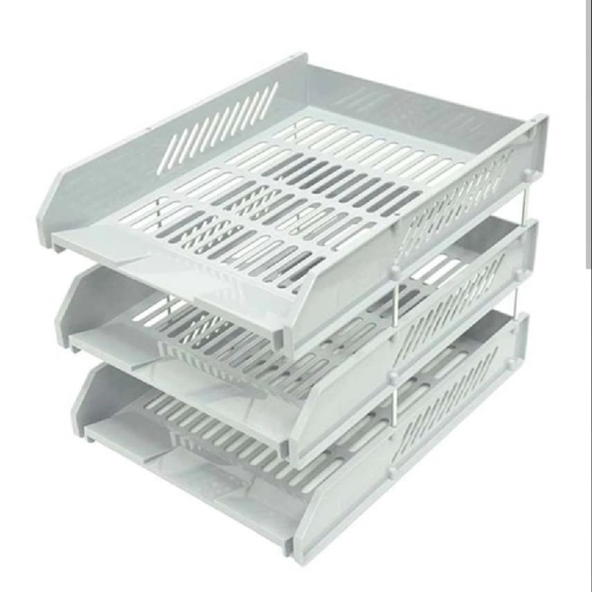Comix 3 layer Desktop Plastic File Tray - image 1