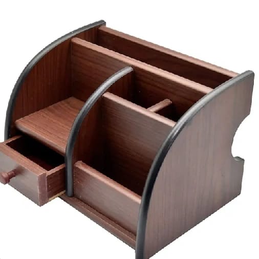 Woden Pen Holder/ Desk Organizer - image 5