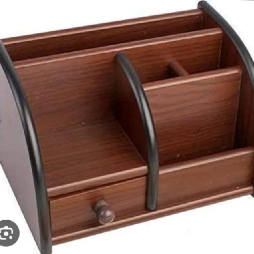 Woden Pen Holder/ Desk Organizer - image 3
