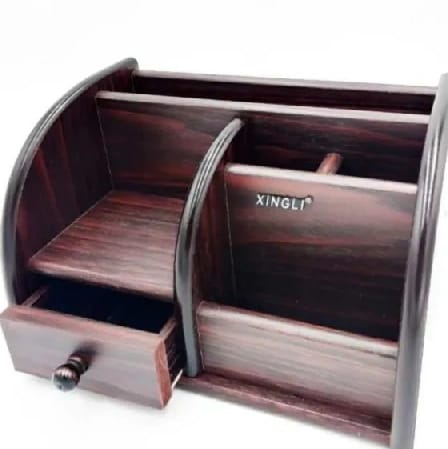 Woden Pen Holder/ Desk Organizer - image 4
