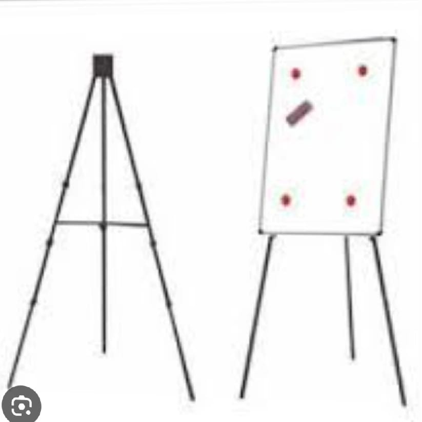 3 Steps Triangle Metal Board Stand only (5 FEET, Single Pcs) - image 2