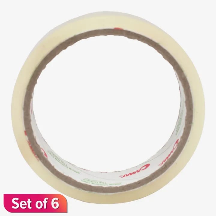 Clear Color Camat 1" Cartoon Tape Set of 6 - image 1