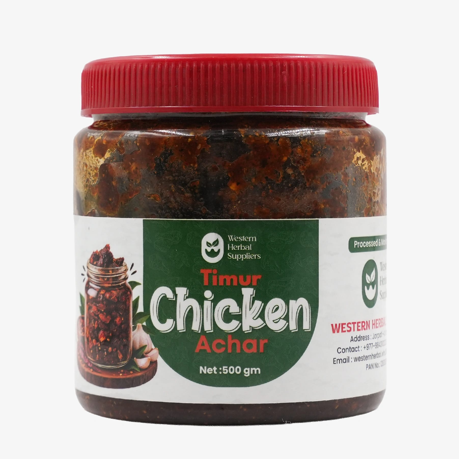 Chicken Timur Achar 500 Gm - image 1