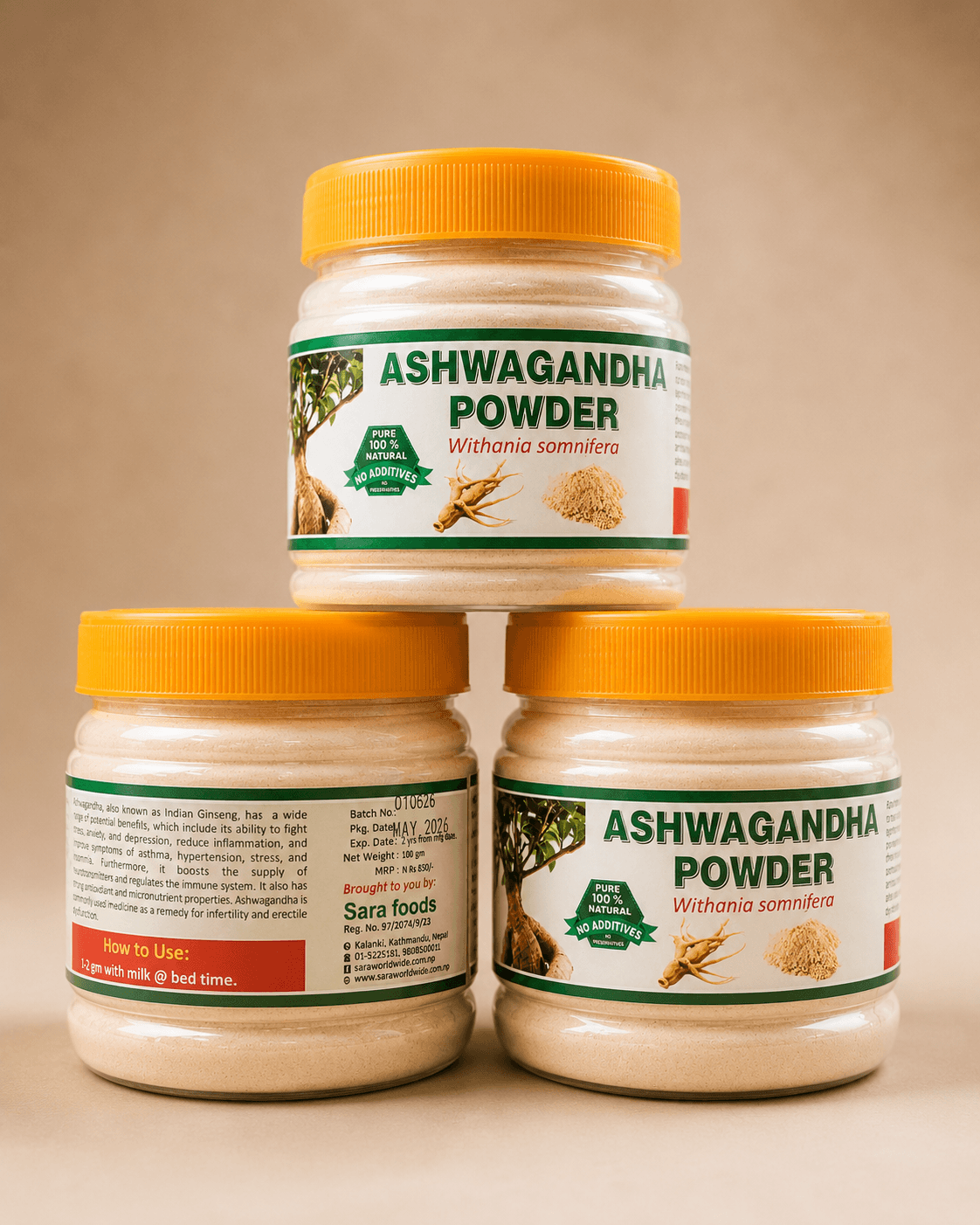 Ashwagandha Powder 100 Gm - image 3