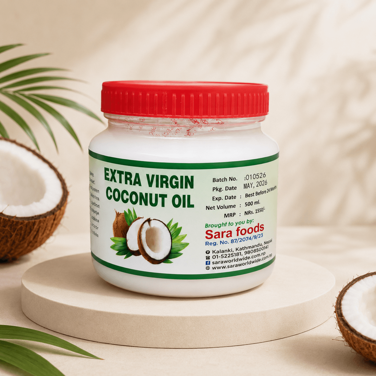 Extra Virgin Coconut Oil 500 Ml - image 1