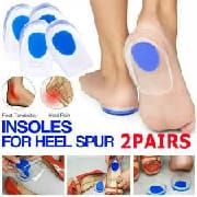 RELIEVES HEEL PAIN: Premium Gel Heel Cups Provide Exceptional Support For The Heel And Ankle, Reducing Pain, Fatigue And Swelling. Relieves Foot Pain Caused By Heel Spurs, Bone Spurs, And Plantar Fasciitis By Absorbing Shock And Reducing Tension And Stres