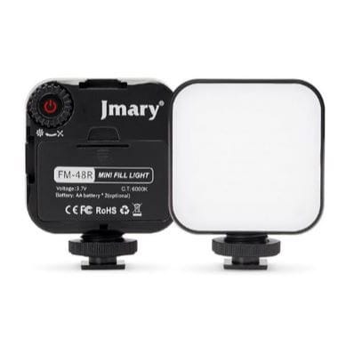 Jmary FM48R Mini Dimmable Interlock LED Video Light Fill Light - image 1