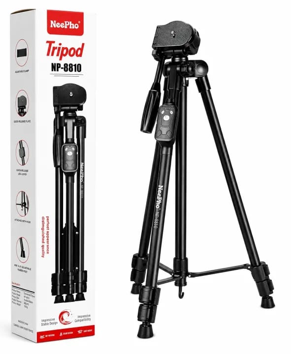 NeePho NP-8810 Professional Tripod – Camera & Smartphone Stand - image 2