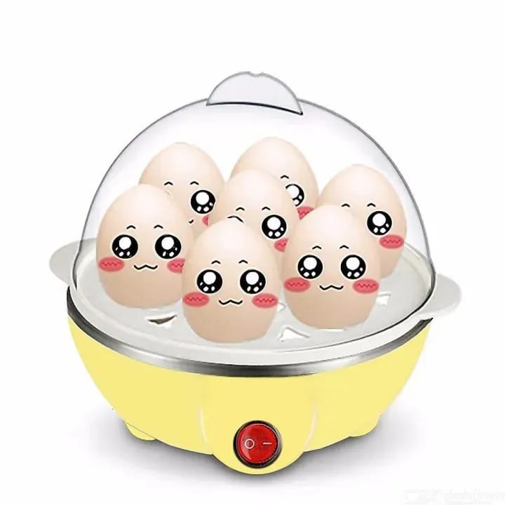 Electric 7 Egg Boiler Egg Cooker Steamer, Poacher Pan Kitchen Cooking Tools Utensil - image 1