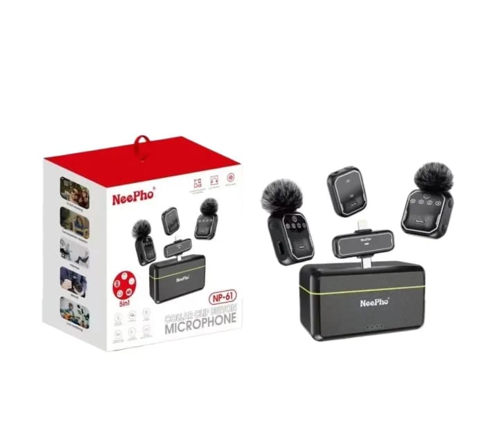 NeePho NP-61 Wireless Microphone For Type-C & iPhone - PST - image 1