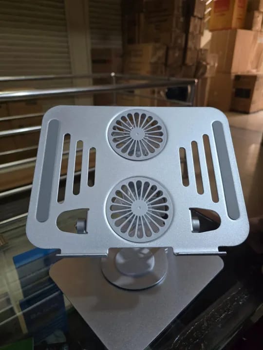 Laptop Stand metal body 360 rotaing Portable - image 3